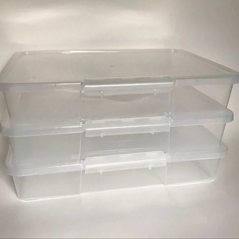Storage container Set CLEAR teacher storage
